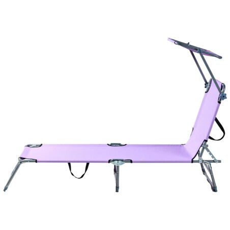Leżak ogrodowy FOLIGNO Metal Fioletowy