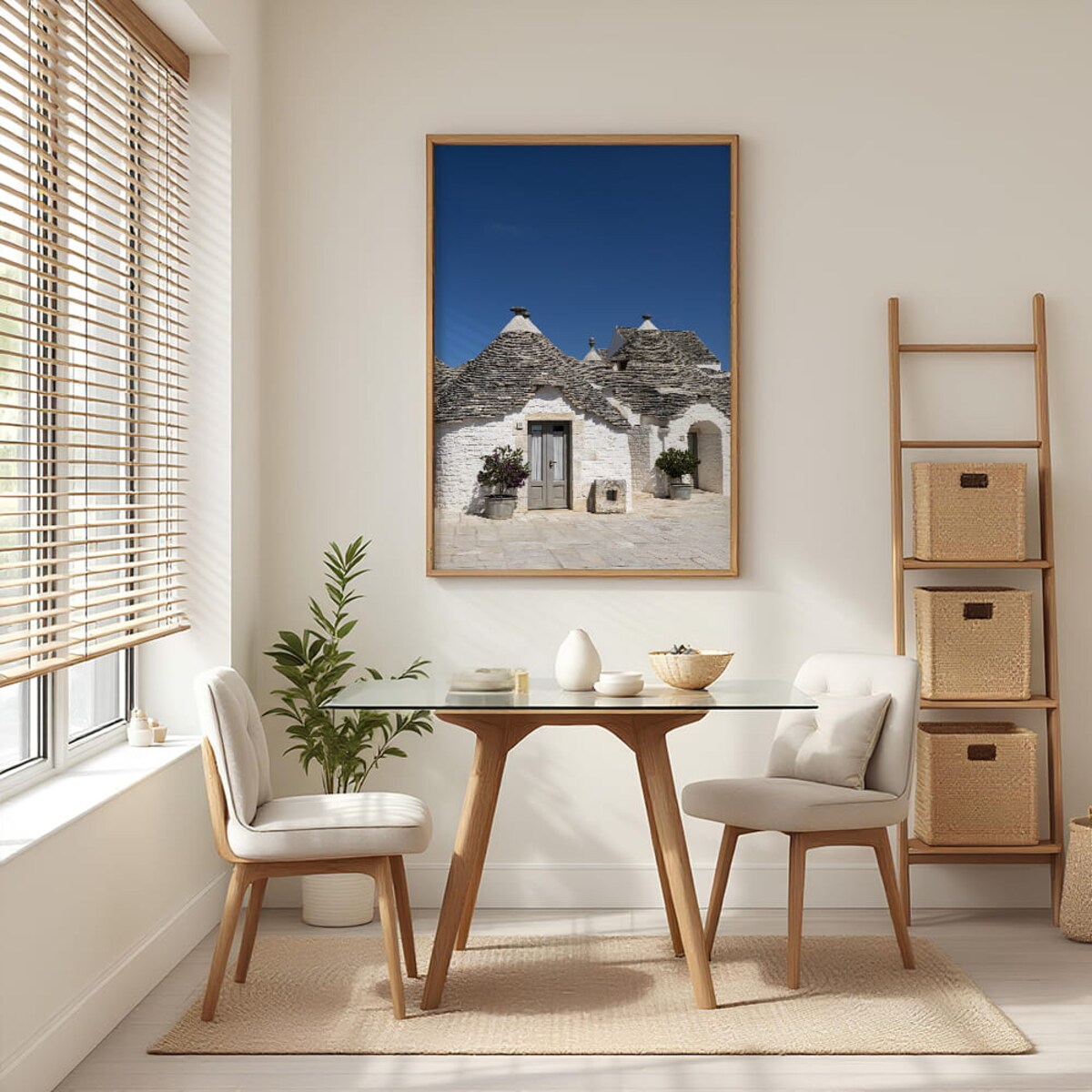 plakat trulli alberobello apulia włochy 2 70x100