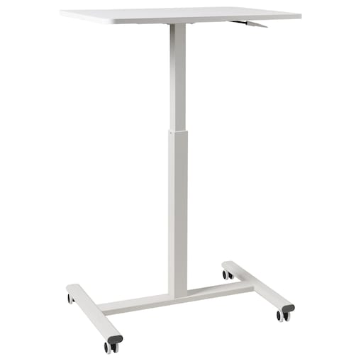 Regulowany stolik pod laptopa ACADEMIA 65 cm 48 cm Biały