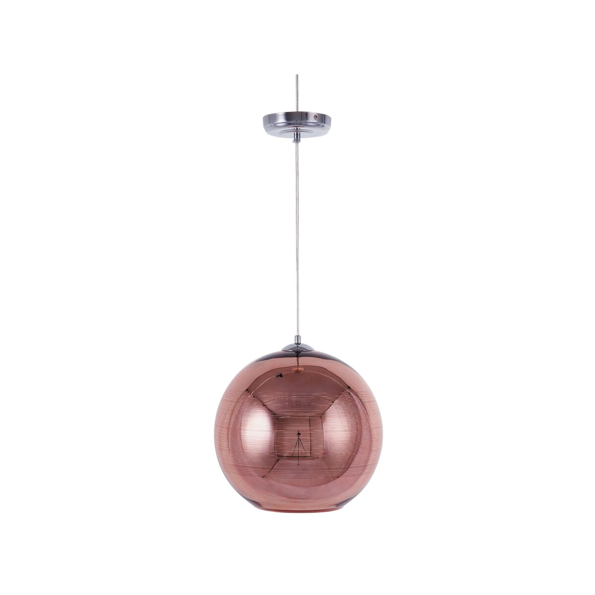Lampa wisząca szklana miedziana ASARO