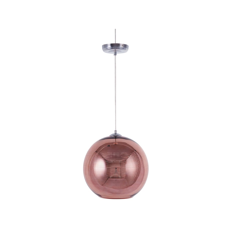Lampa wisząca szklana miedziana ASARO