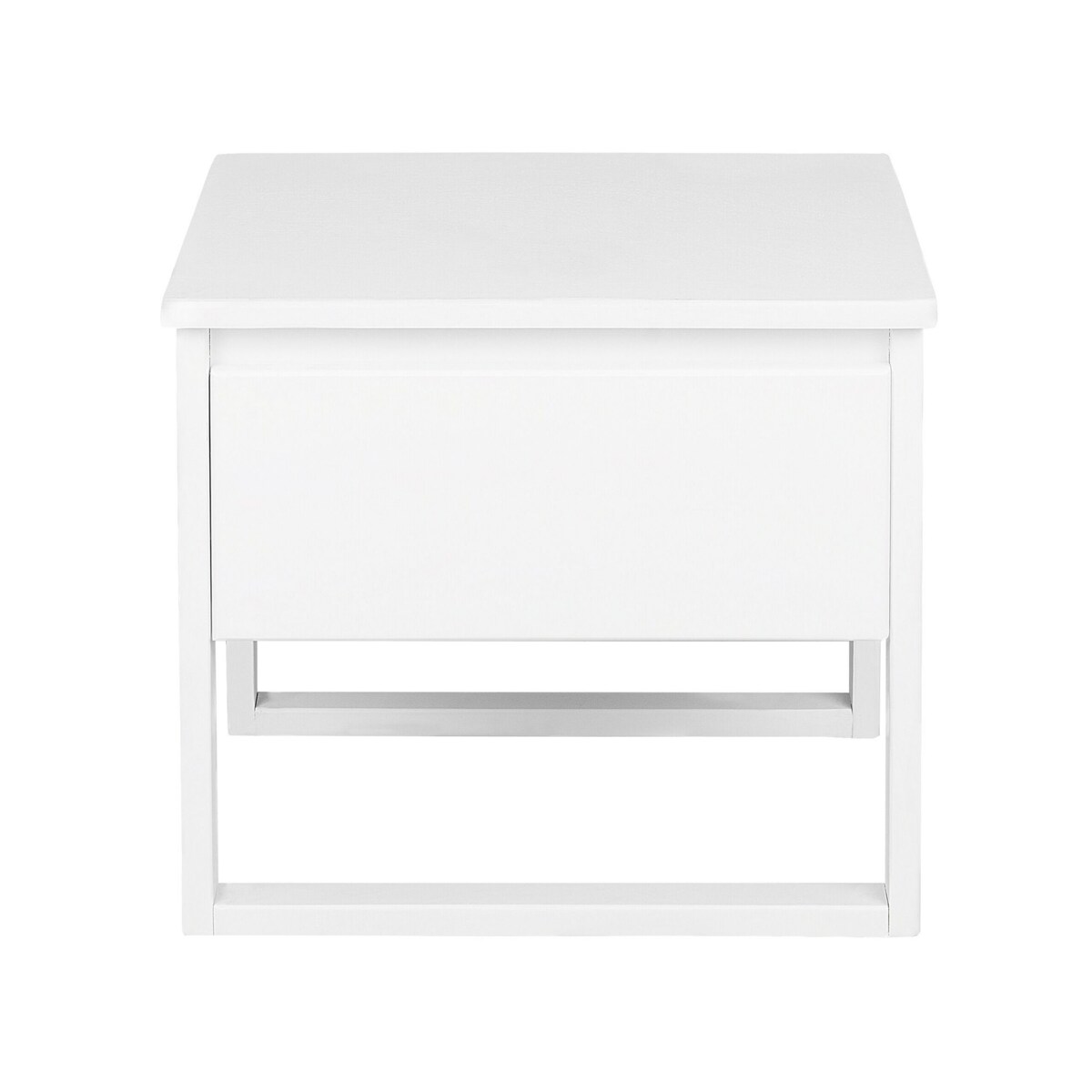 Szafka nocna drewniana biała GIULIA