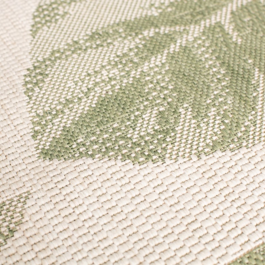 Dywan Cottage beige/ jungle green 120x170cm, 120 x 170 cm