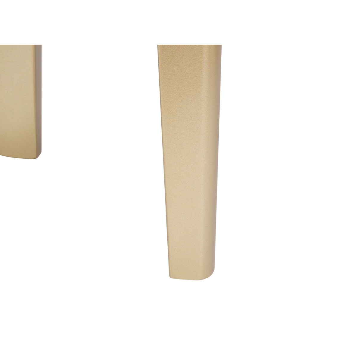 Toaletka 3 szuflady lustro LED ze stołkiem biało-złota ROSEY