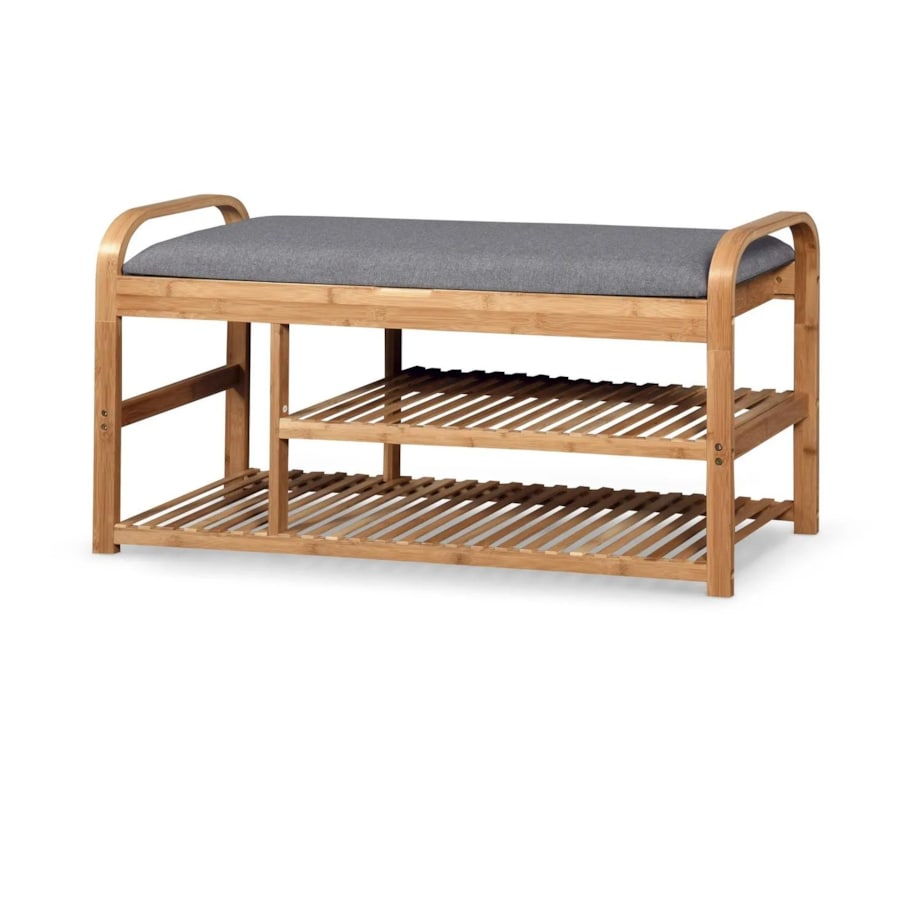 Stojak na buty ST-13 szary/naturalny