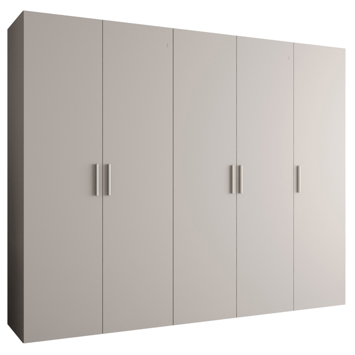 Szafa uchylna otwierana BARI 1 250 wys. 202 cm Kaszmir + u. Srebrny