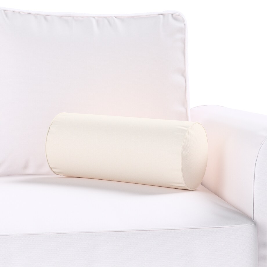 Poduszka wałek prosty, jasnobeżowy, Ø16 x 40 cm, Etna