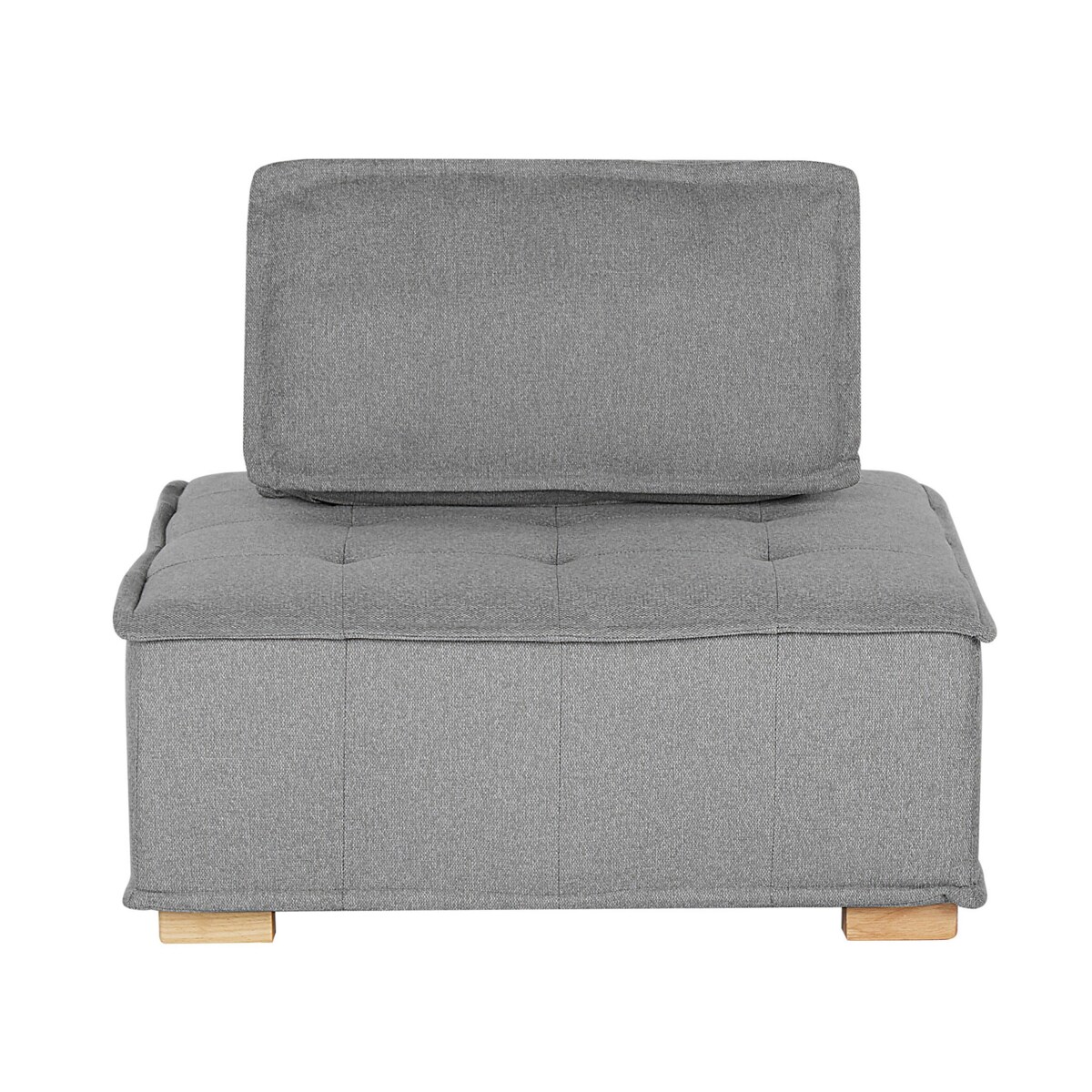 Modułowy komplet wypoczynkowy 4-osobowy szary TIBRO