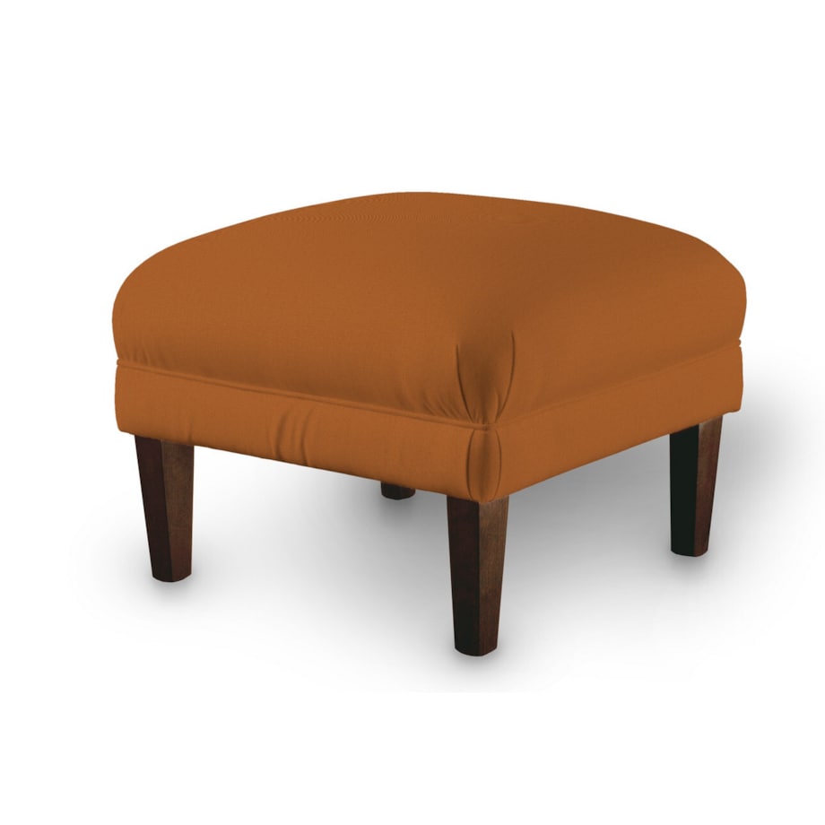 Podnóżek do fotela, rudy, 56 x 56 x 40 cm, Cotton Panama