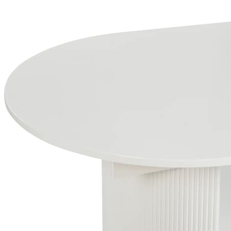 Stół do jadalni rozkładany DULVERTON Biały 160/200 cm 90 cm