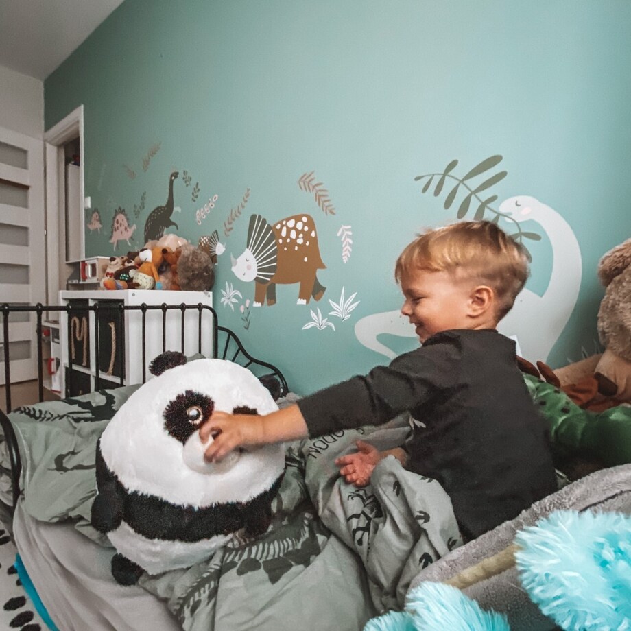 Zestaw naklejek Amazing Dino Land, 130x100 cm