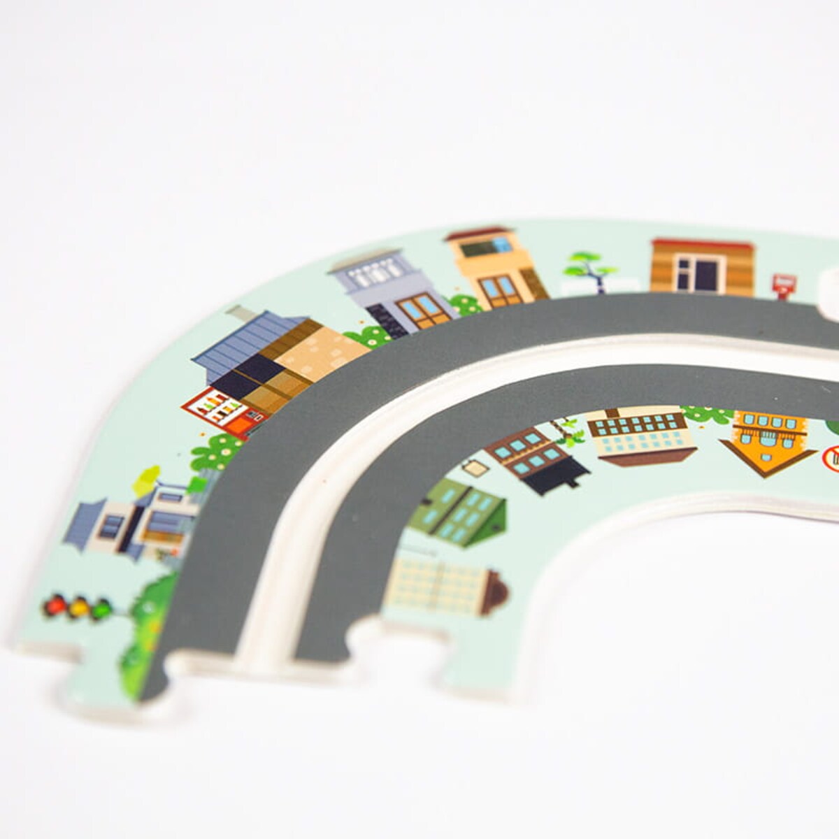 Droga - tor dla samochodów Miasto - Puzzle 44 elementy