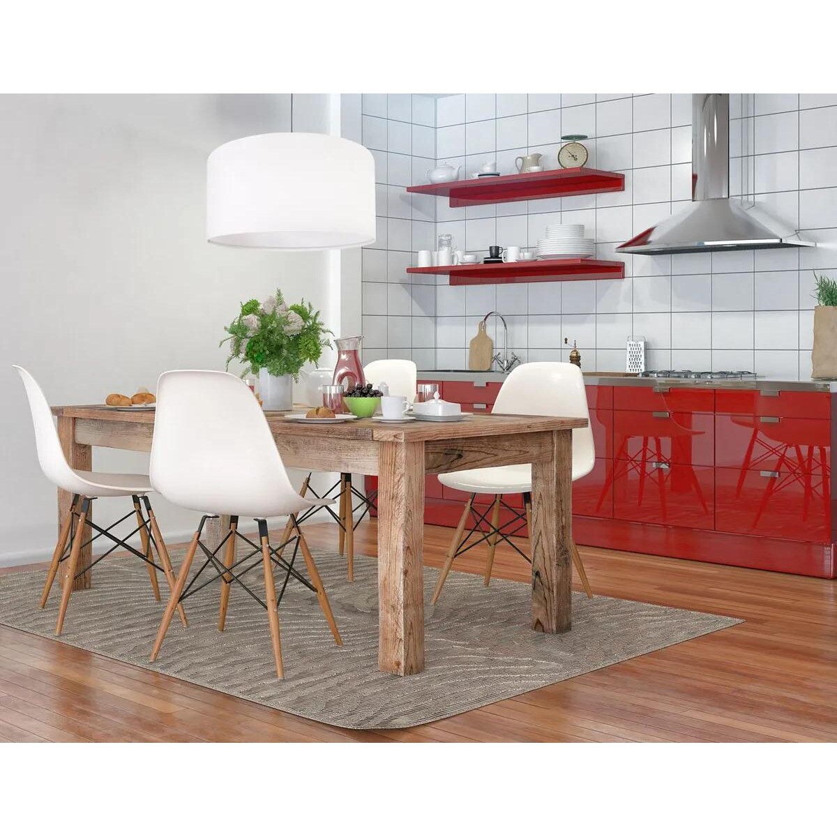 Lampa wisząca HOME 40 biała