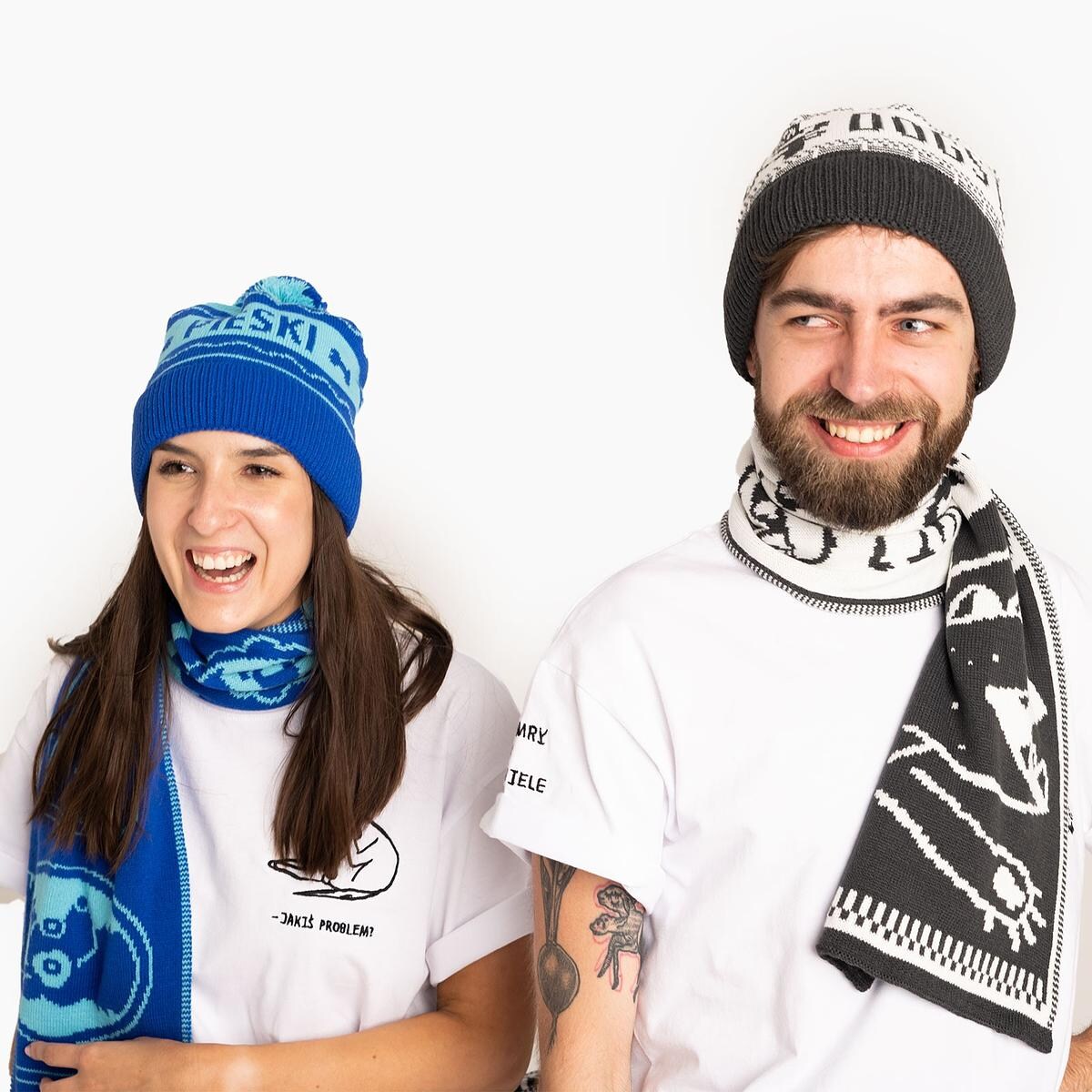 Szalik "Pieski" x Pan tu nie stał