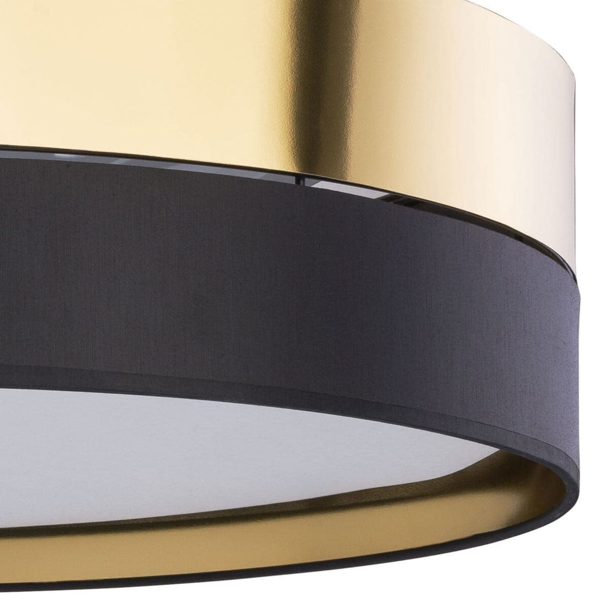 Lampa sufitowa loftowa Hilton 4345 TK Lighting okrągła czarna złota