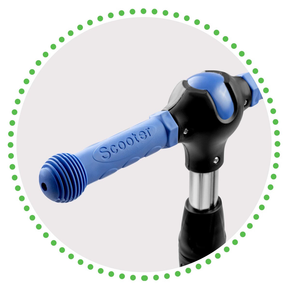 Hulajnoga trójkołowa dla dzieci Ricokids Piko czarno-niebieska