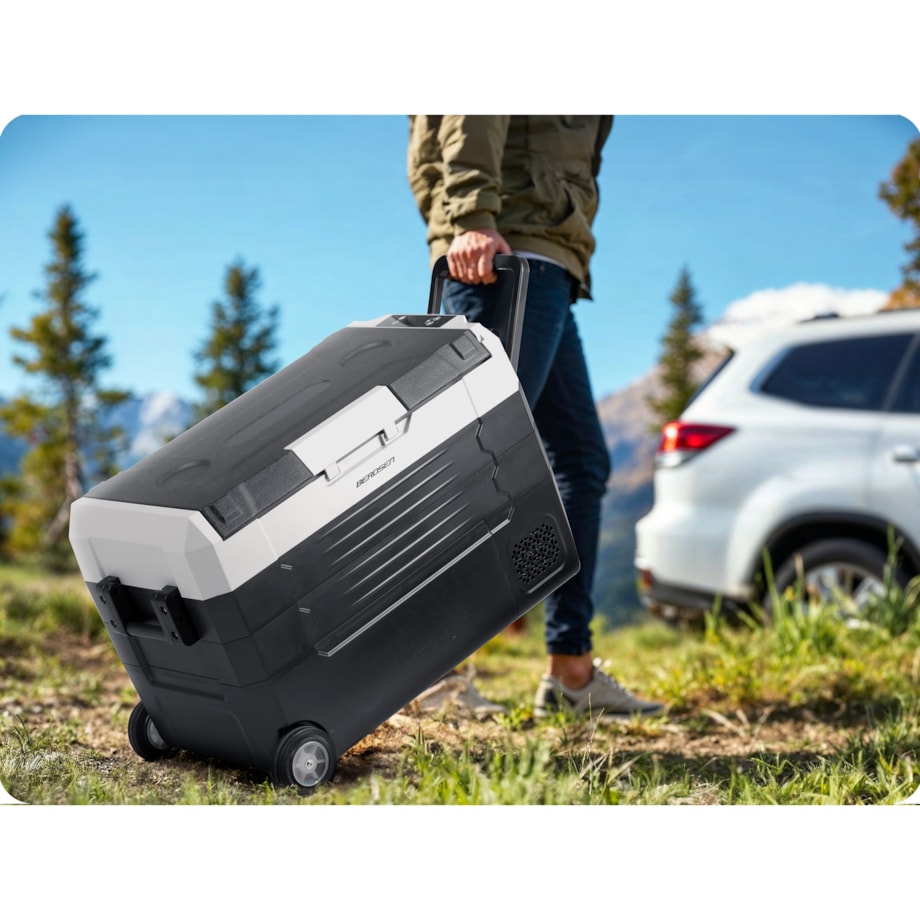 Lodówka turystyczna kompresorowa samochodowa zamrażarka Berdsen 12V 100-240V 40l