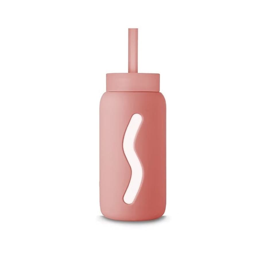 MUUKI MINI słomka do butelki 500 ml, Terra Cotta
