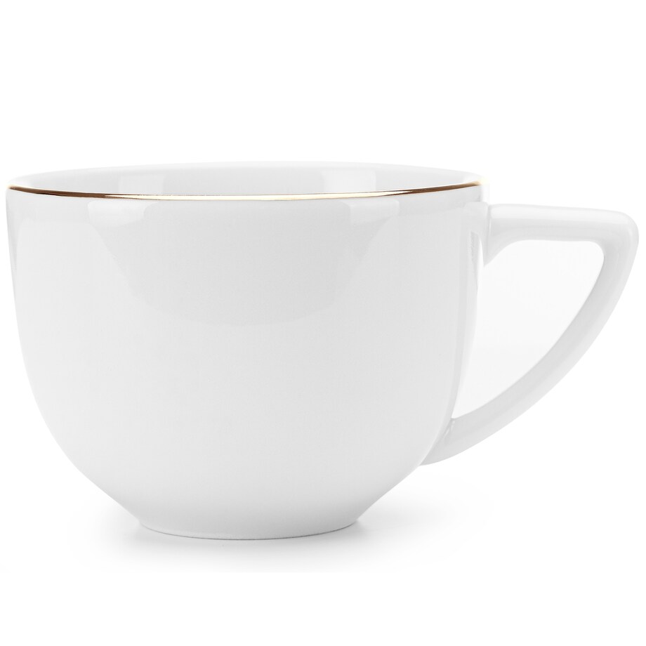 Konsimo CARLINA Filiżanka do kawy ze spodkiem 12 szt.