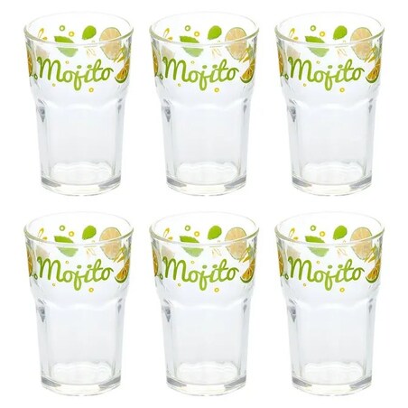 Zestaw 6 szklanek do mojito, Stella, 300 ml