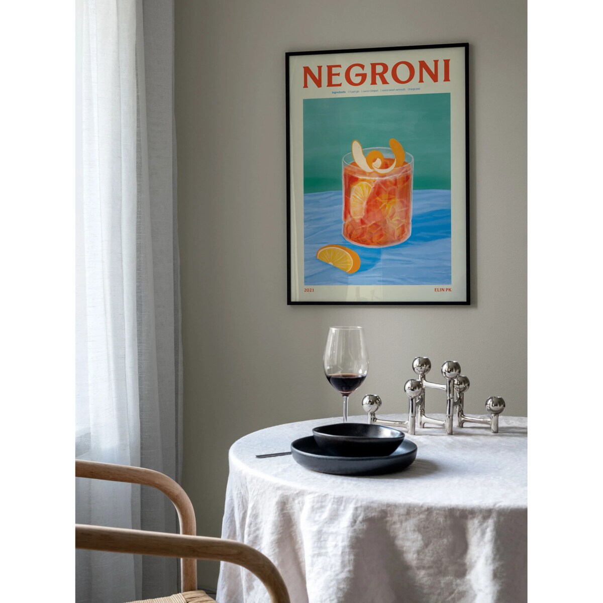 Poster Story, Plakat, Obraz - Negroni, wymiary 30 x 42 cm