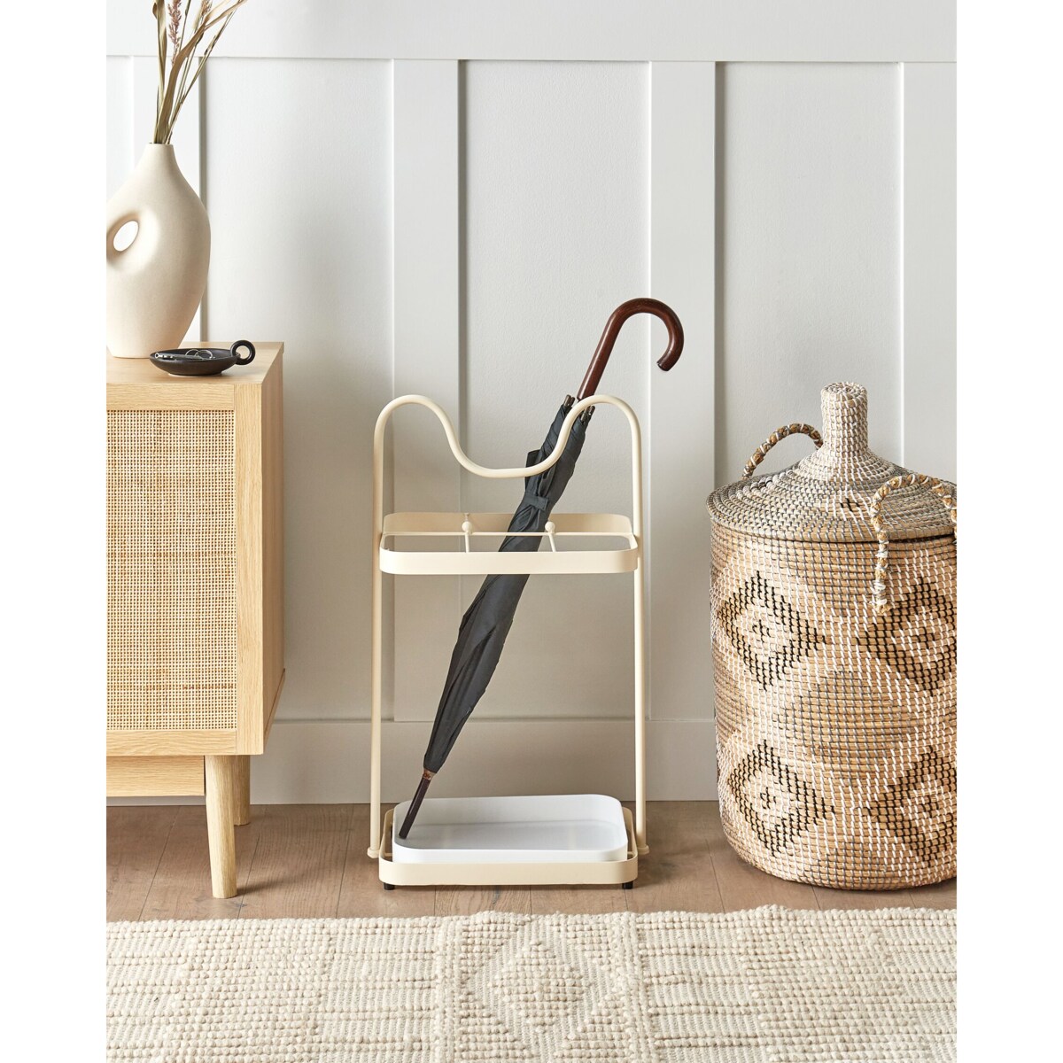 Stojak na parasole beżowy CHAVERNY