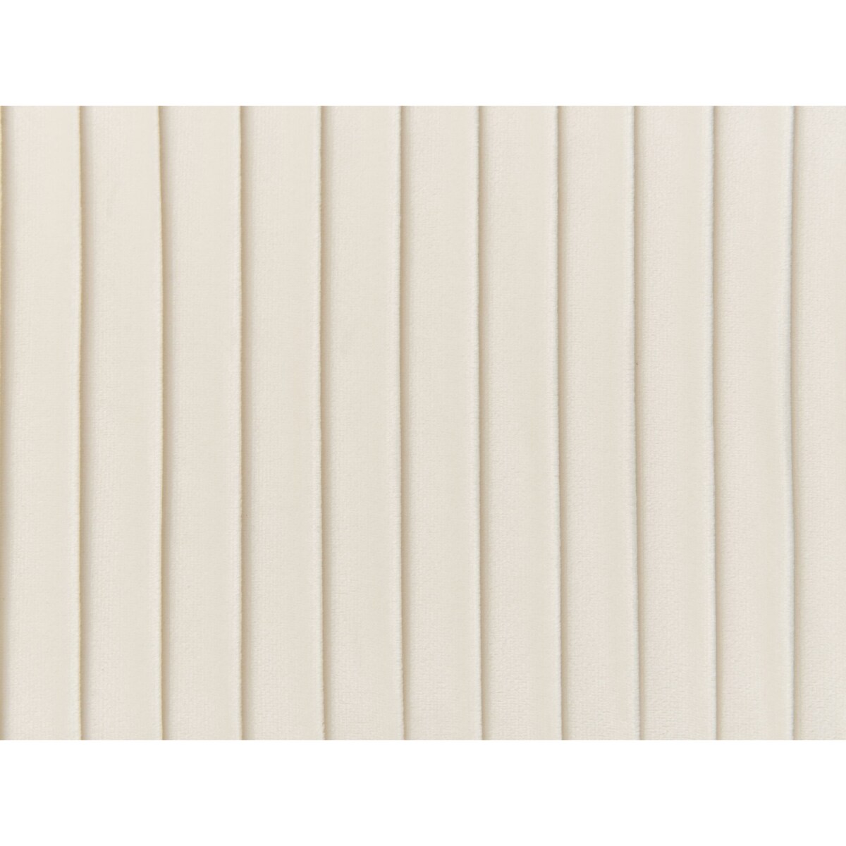 Ławka do sypialni welurowa kremowa PATERSON