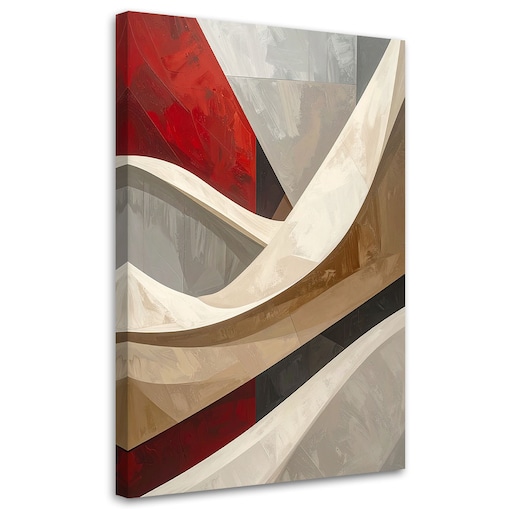 Obraz do salonu sypialni biura loftu, Czarno biała abstrakcyjna kompozycja