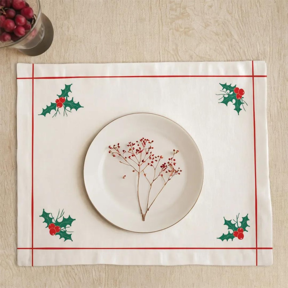 Podkładki świąteczne - drzewko świąteczne ramka