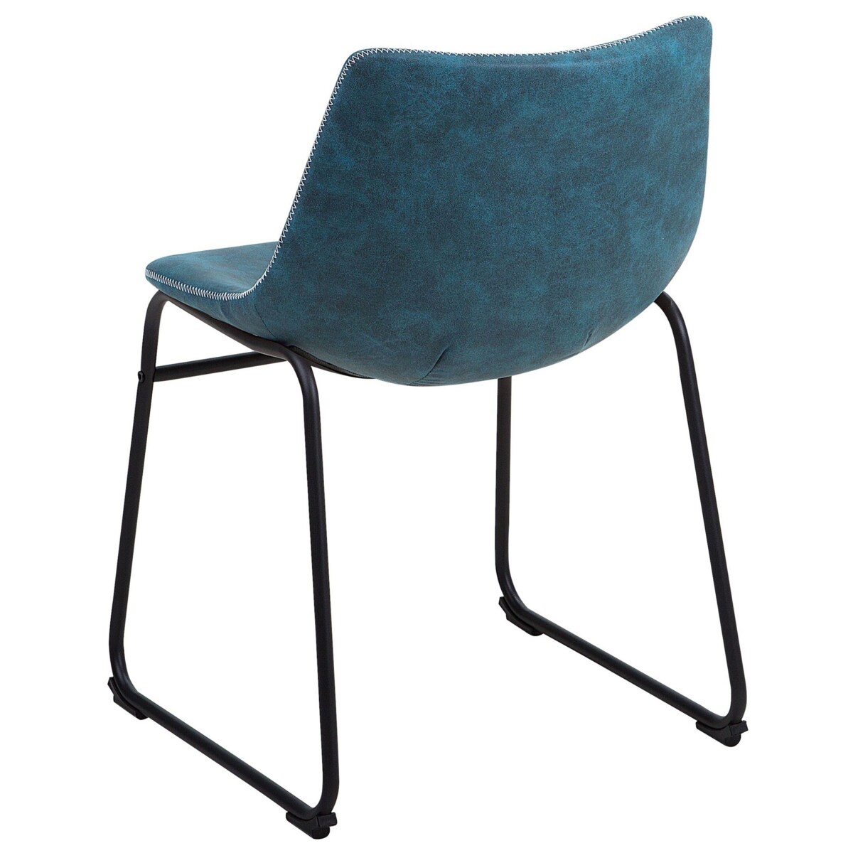 Zestaw 2 krzeseł do jadalni niebieski BATAVIA