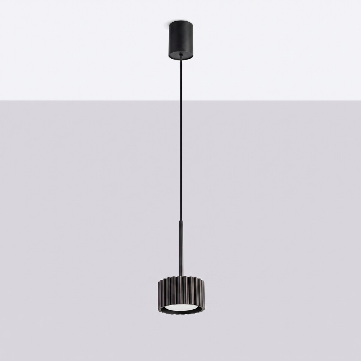 Lampa wisząca AURA 1 czarna Gx53