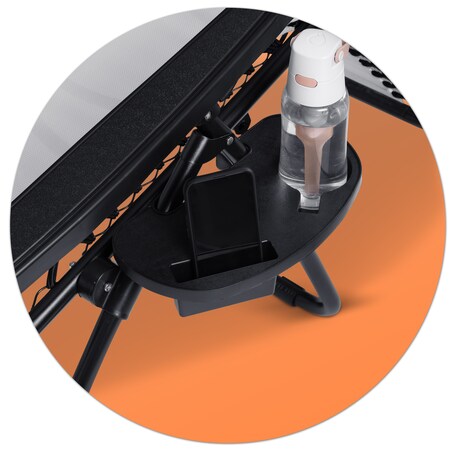 Leżak ogrodowy plażowy składany szary Sofotel ChillWell