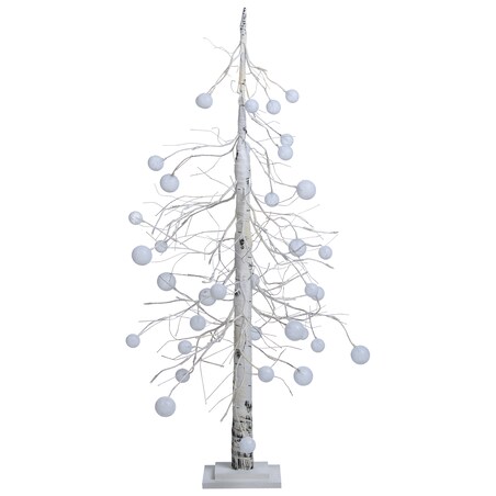 Dekoracja ogrodowa LED HOLAR Choinka 122 cm Biały