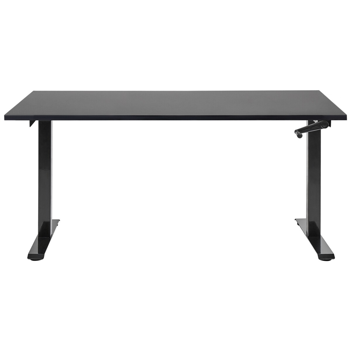 Biurko regulowane Manualny 160 x 72 cm Czarny DESTINES