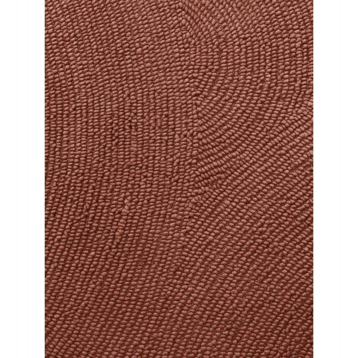 Dywan wełniany do salonu 80x150cm, brązowy tkany ręcznie, pętelkowy