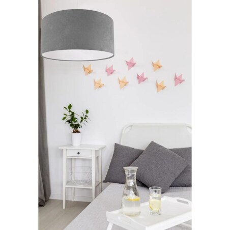 Lampa wisząca HOME 50 szara/biała