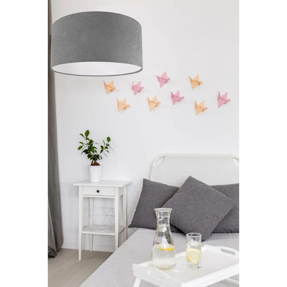 Lampa wisząca HOME 50 szara/biała