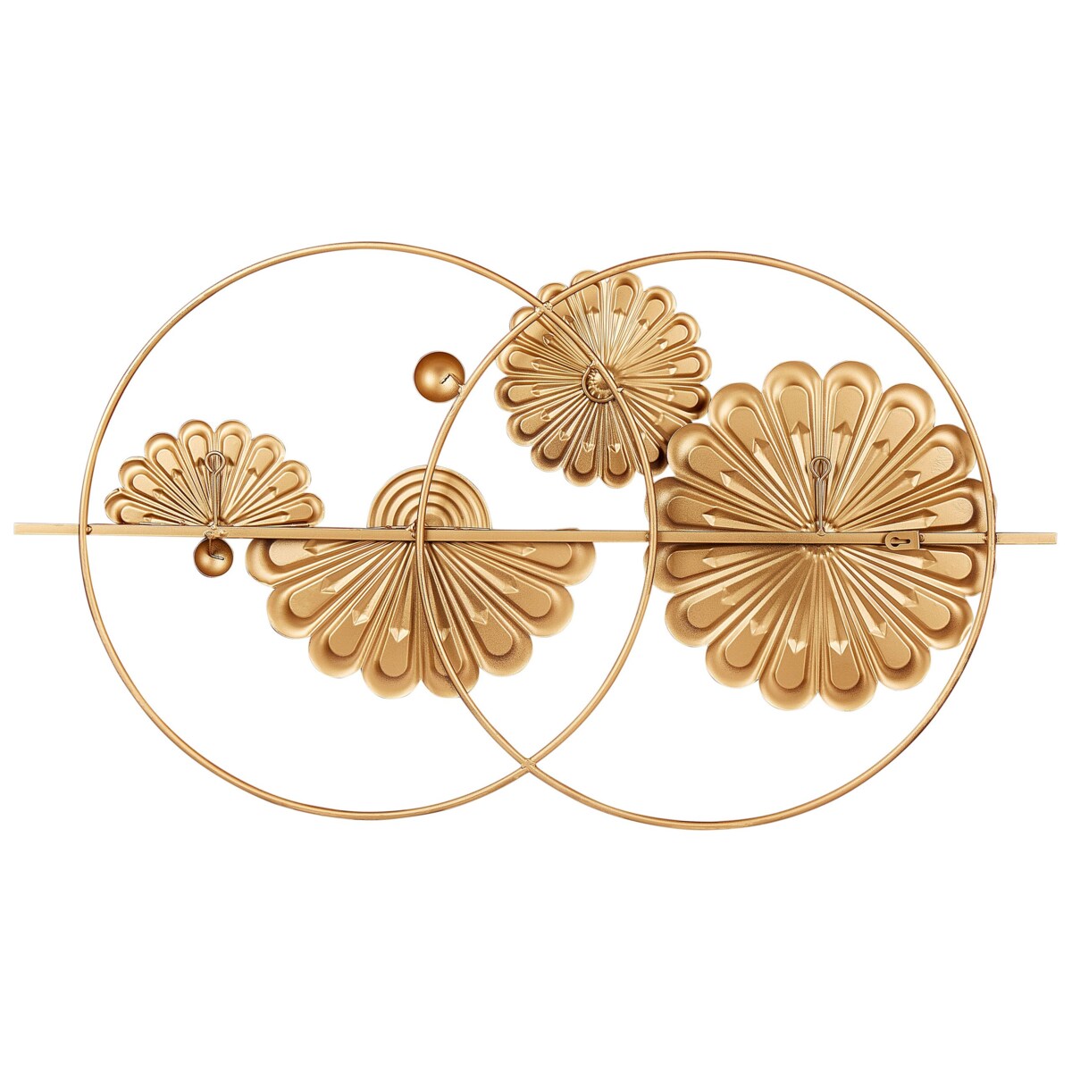 Dekoracja ścienna złota z szarym PROMETHIUM