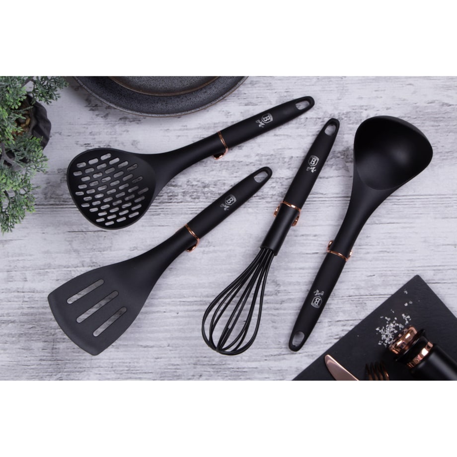 Zestaw przyborów kuchennych 4 elementów BERLINGER HAUS Black Rose
