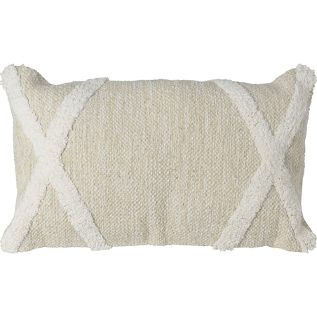 Dekoracyjna poduszka, efekt lnu, 30 x 50 cm