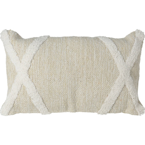 Dekoracyjna poduszka, efekt lnu, 30 x 50 cm