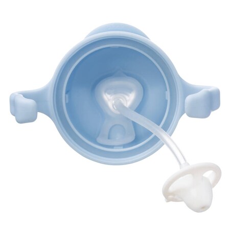 Bidon dla dzieci ze słomką 240 ml - kubek niekapek Gelato Bubblegum, b.box