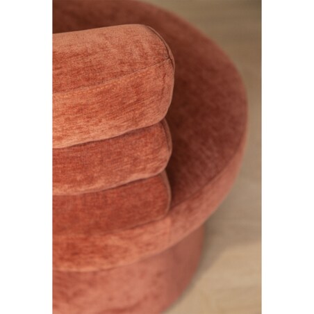 Krzesło obrotowe, do jadalni Protea miedziane