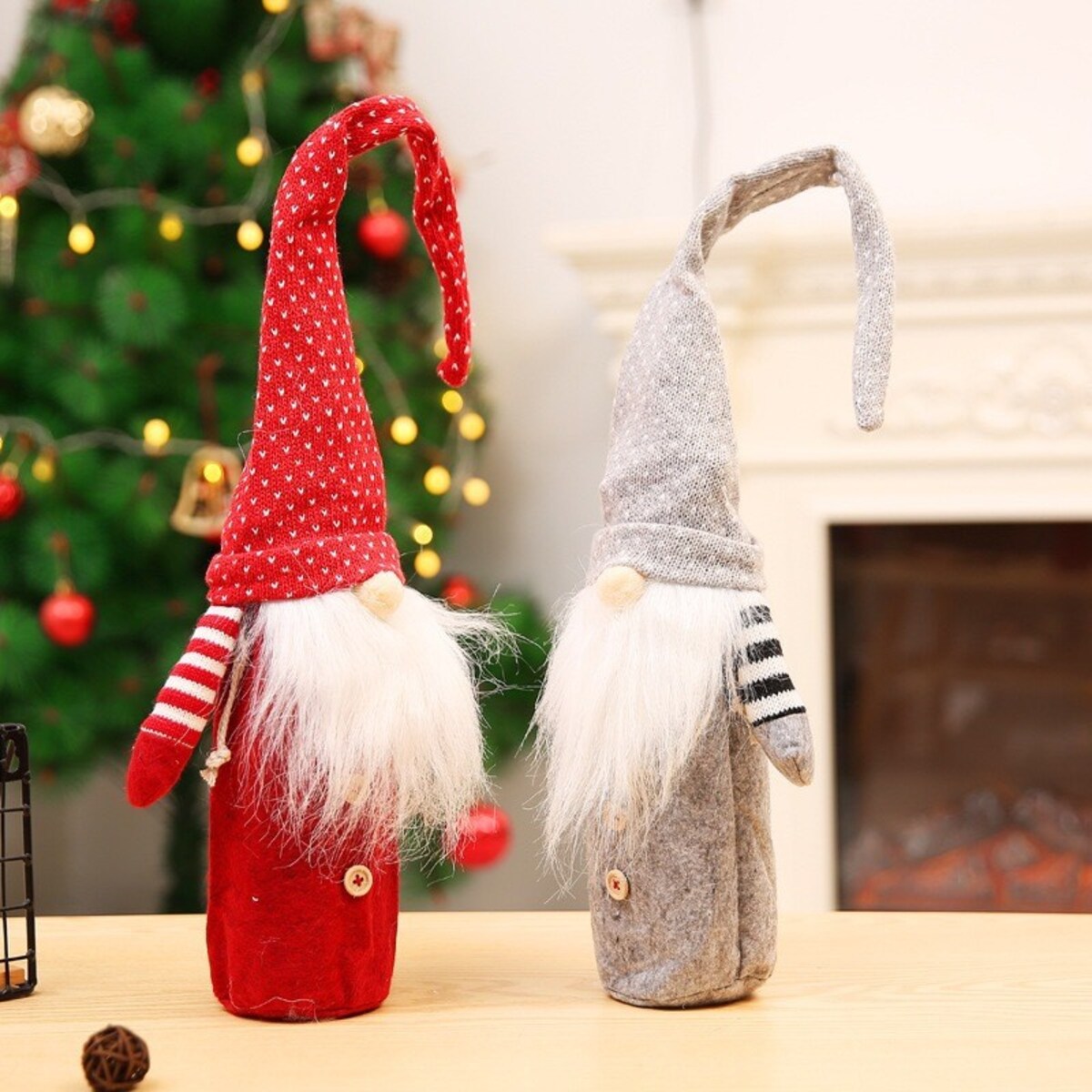 Ubranko Pokrowiec Ozdoba Na Butelkę Skrzat Krasnal