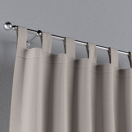 Zasłona na szelkach 1 szt. 130x245 ciemny beżowy