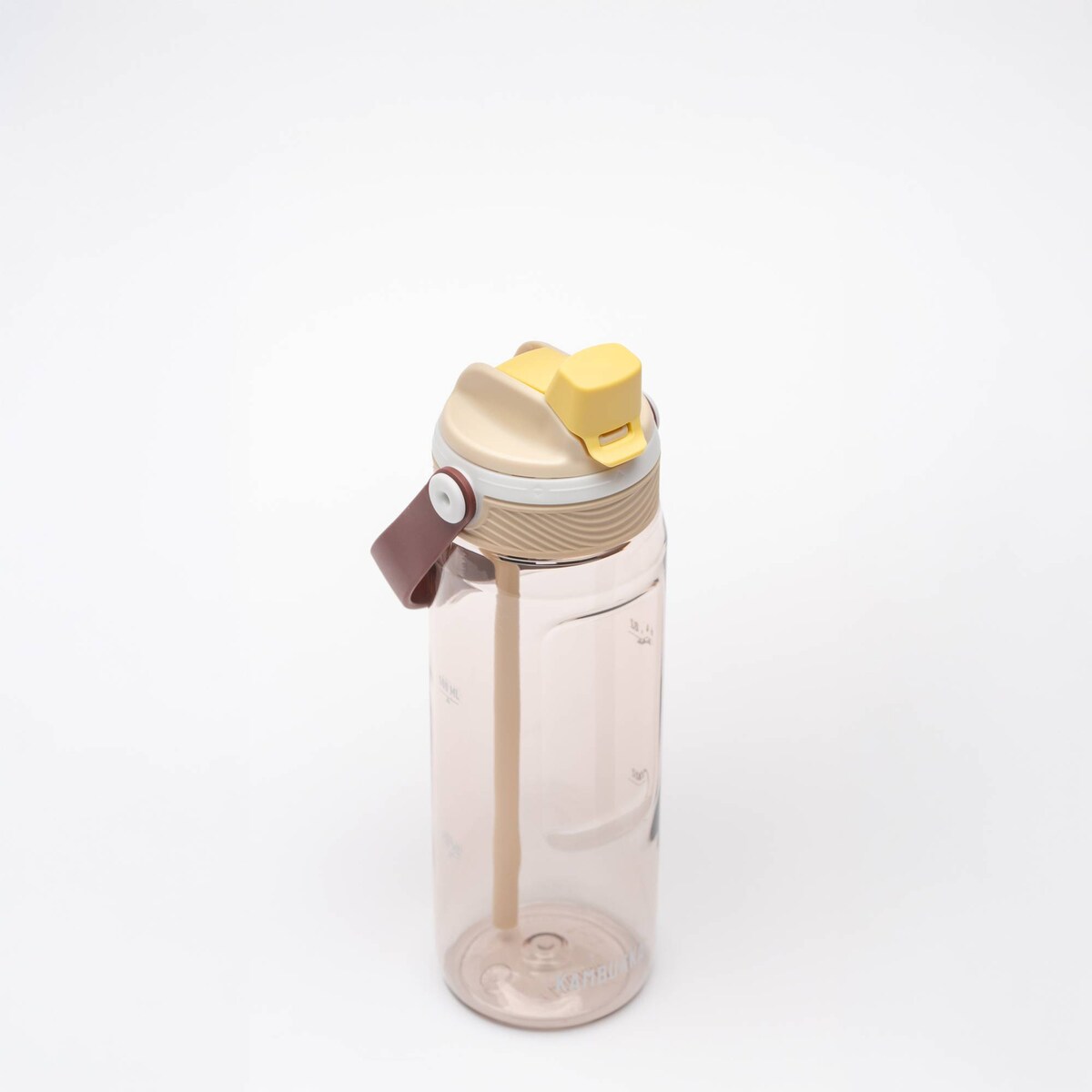 Butelka na wodę z tritanu bidon sportowy ze słomką Dupla 750ml - Desert Sand
