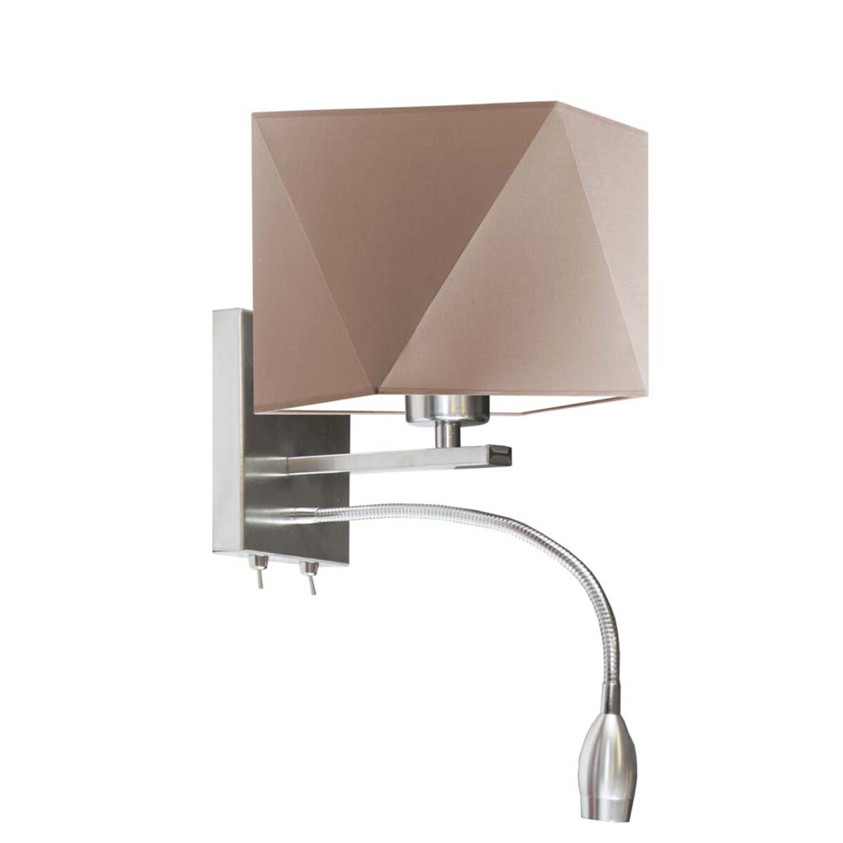 Kinkiet LED lampa ścienna lampa na ścianę z abażurem diament MOTO