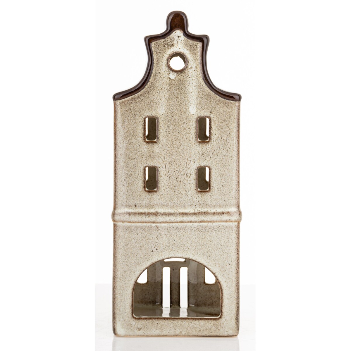 Domek kamienica 20x8x6,5 cm LYS kamionkowy brązowy