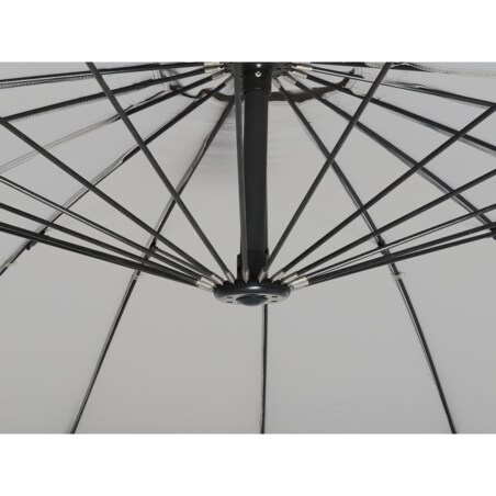 Parasol ogrodowy ⌀ 268 cm jasnoszary CALABRIA II