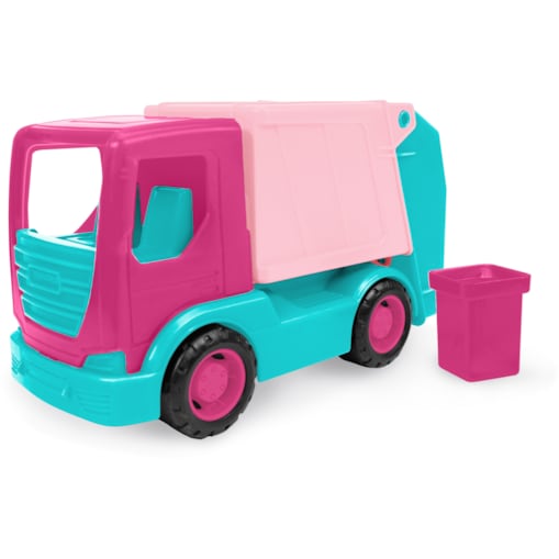 Tech Truck śmieciarka różowa